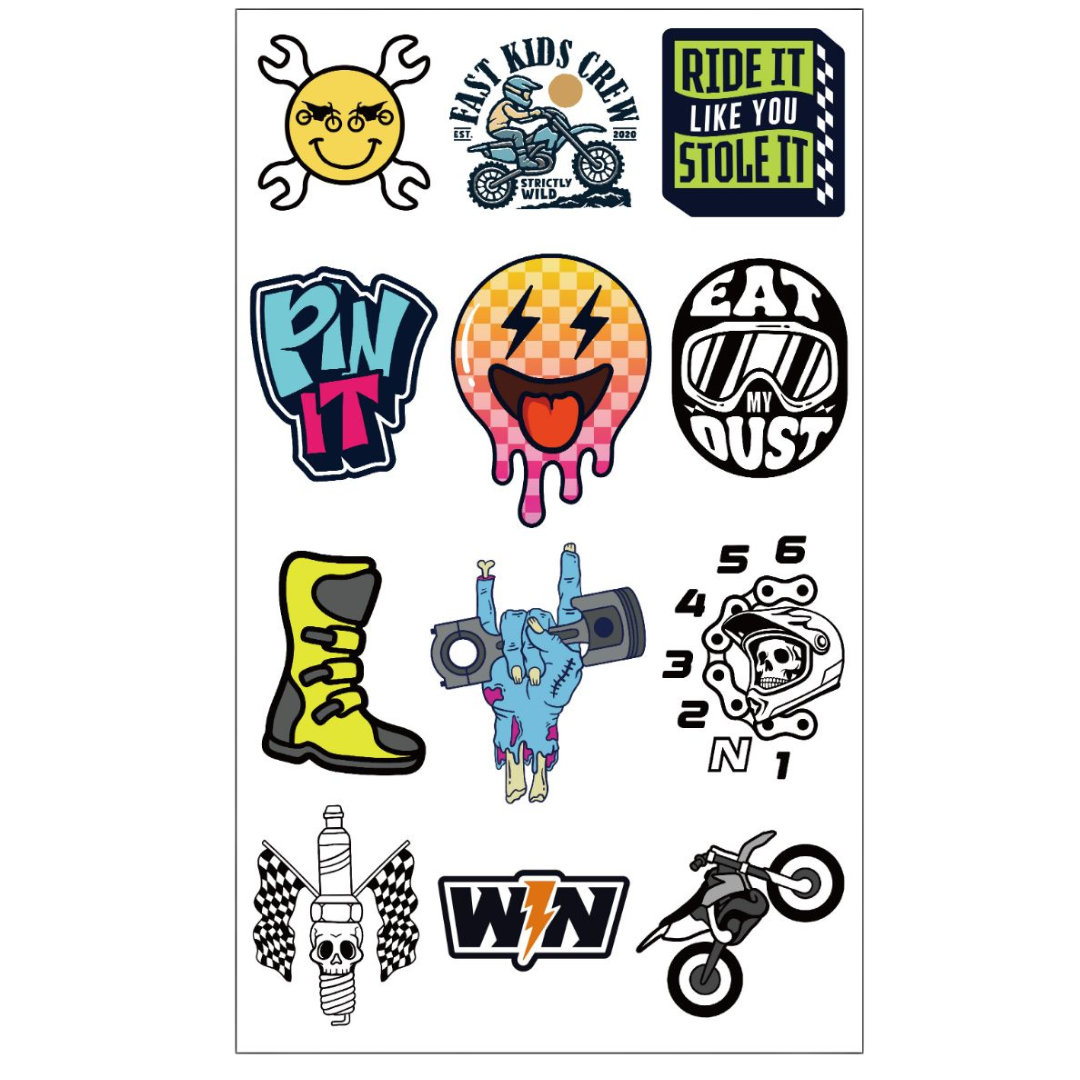 Ride It Like You Stole It Tattoo Sheet