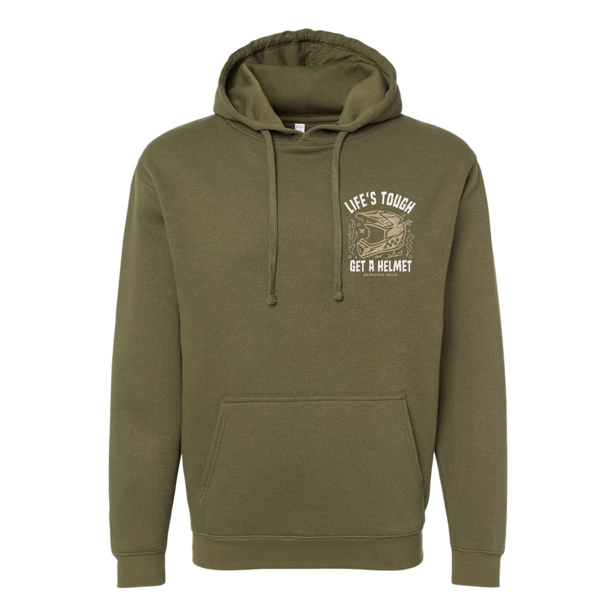 Life's Tough Get A Helmet Hoodie / PREORDER: shipping October 28 - Nov 18