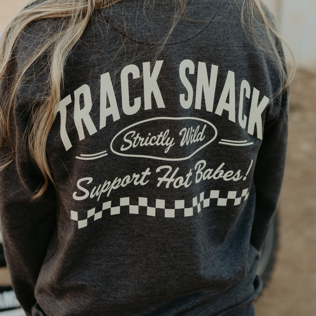 Track Snack Vintage Crewneck / PREORDER: est shipping October 28 - Nov 18