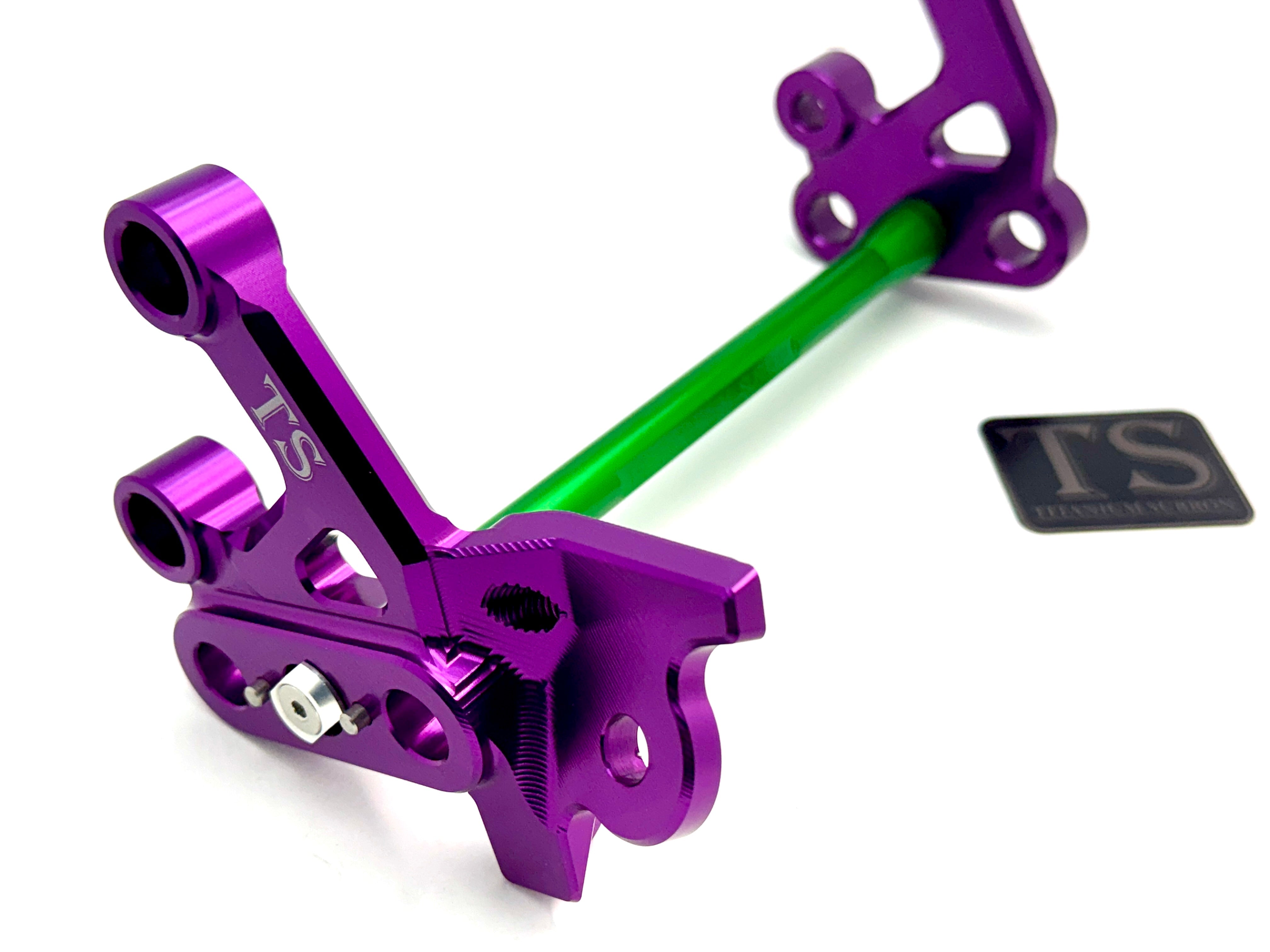 Custom CNC Aluminum Footpeg Bracket Assembly E-Ride Pro