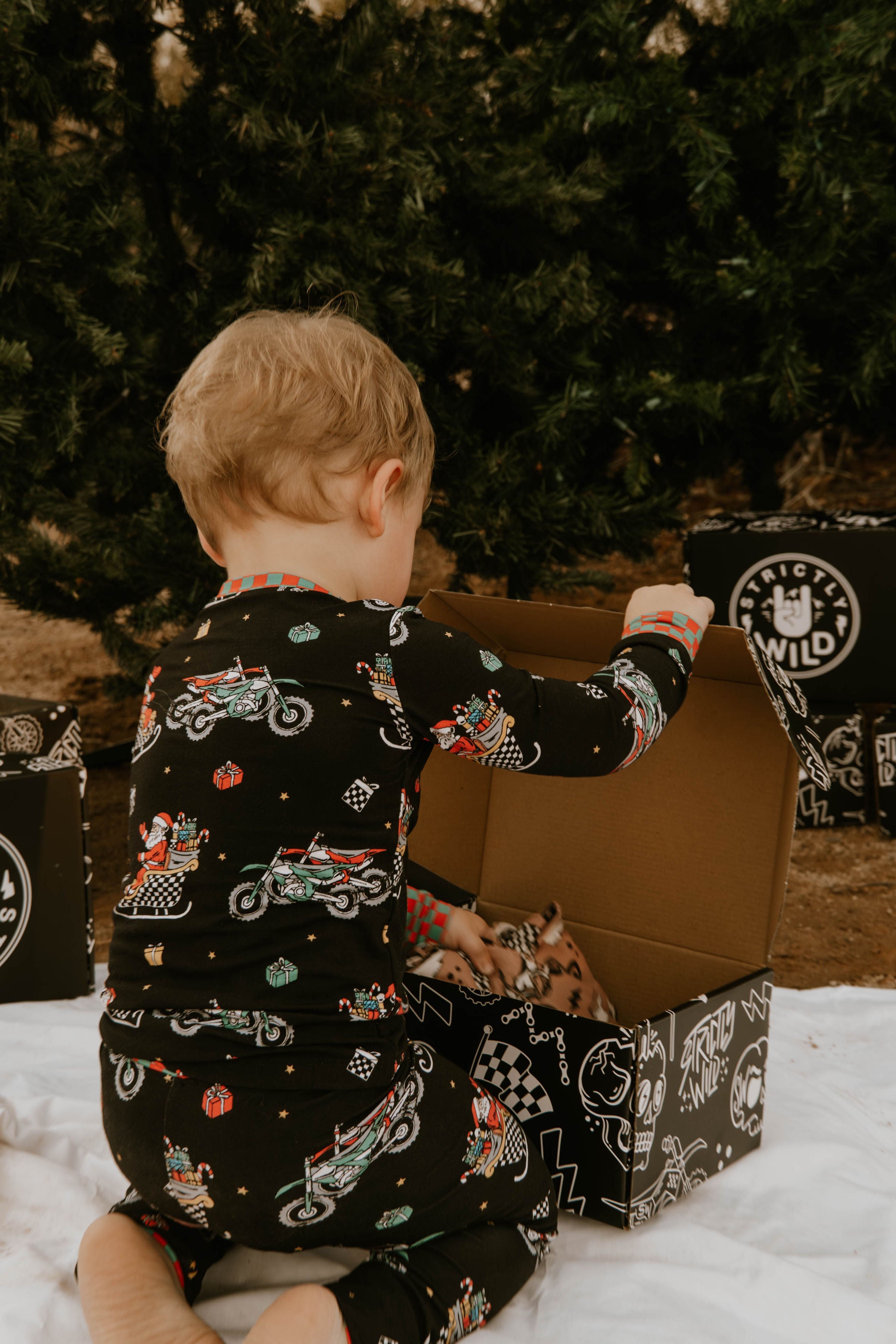 Santas Speedy Sleigh Toddler & Youth Pajamas *PREORDER - SHIPPING OUT BETWEEN NOV 24 - DEC 6*