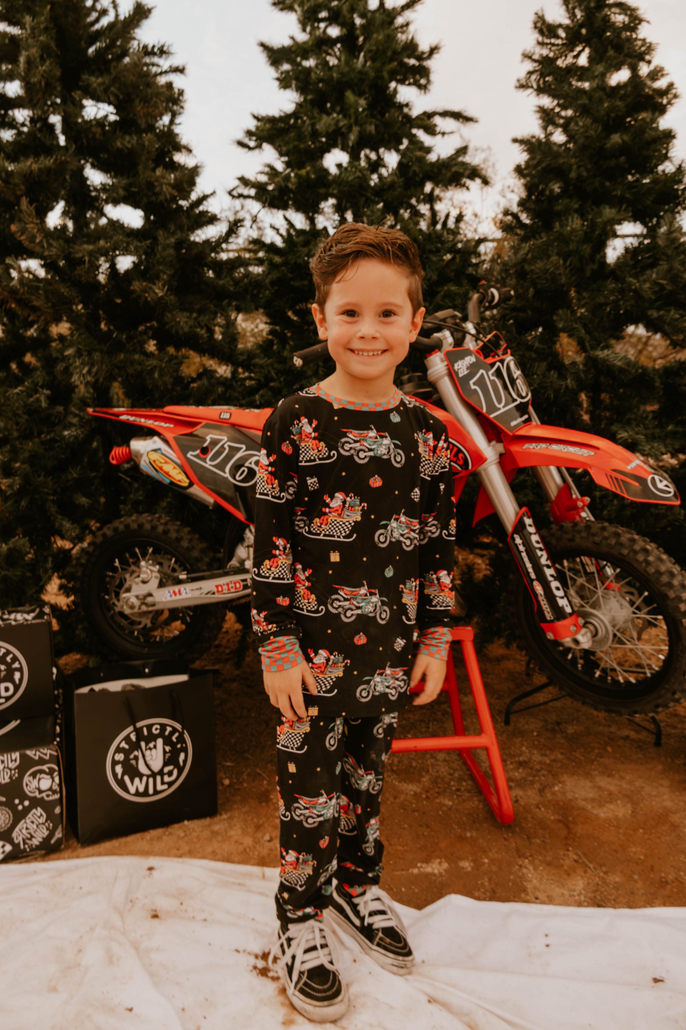 Santas Speedy Sleigh Toddler & Youth Pajamas *PREORDER - SHIPPING OUT BETWEEN NOV 24 - DEC 6*