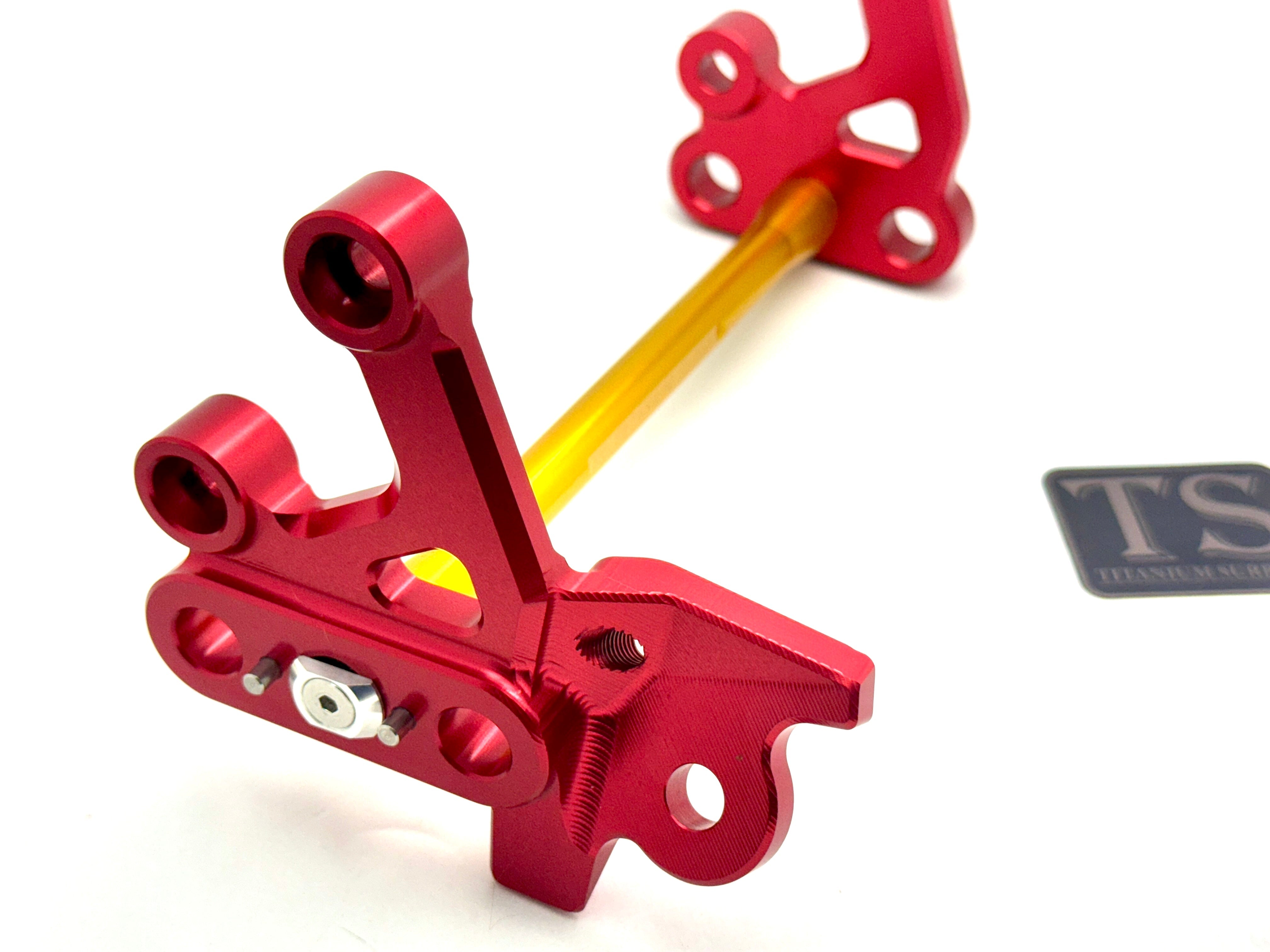 Custom CNC Aluminum Footpeg Bracket Assembly E-Ride Pro