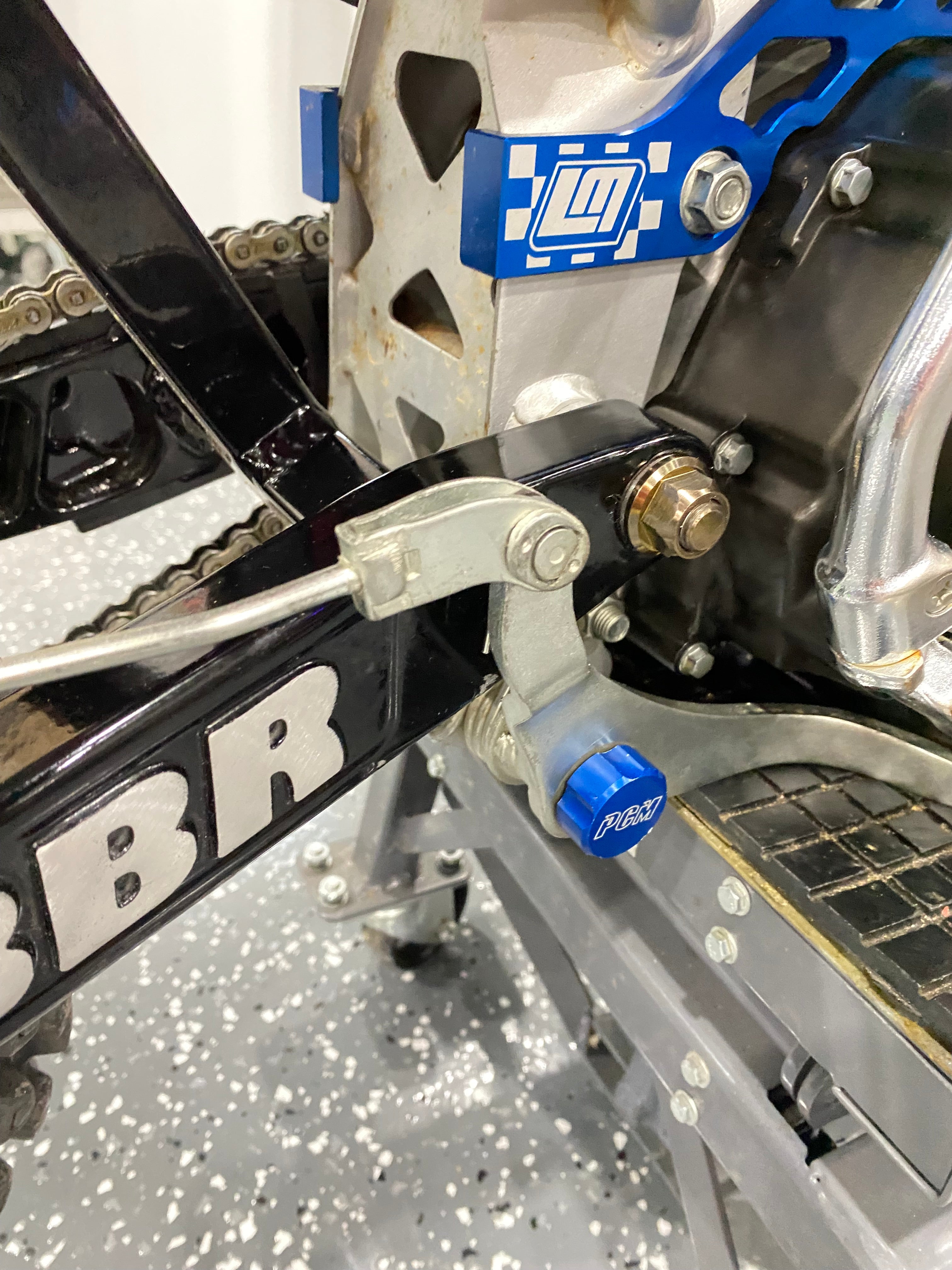 CRF110 Titanium swingarm bolt for BBR A style swingarm