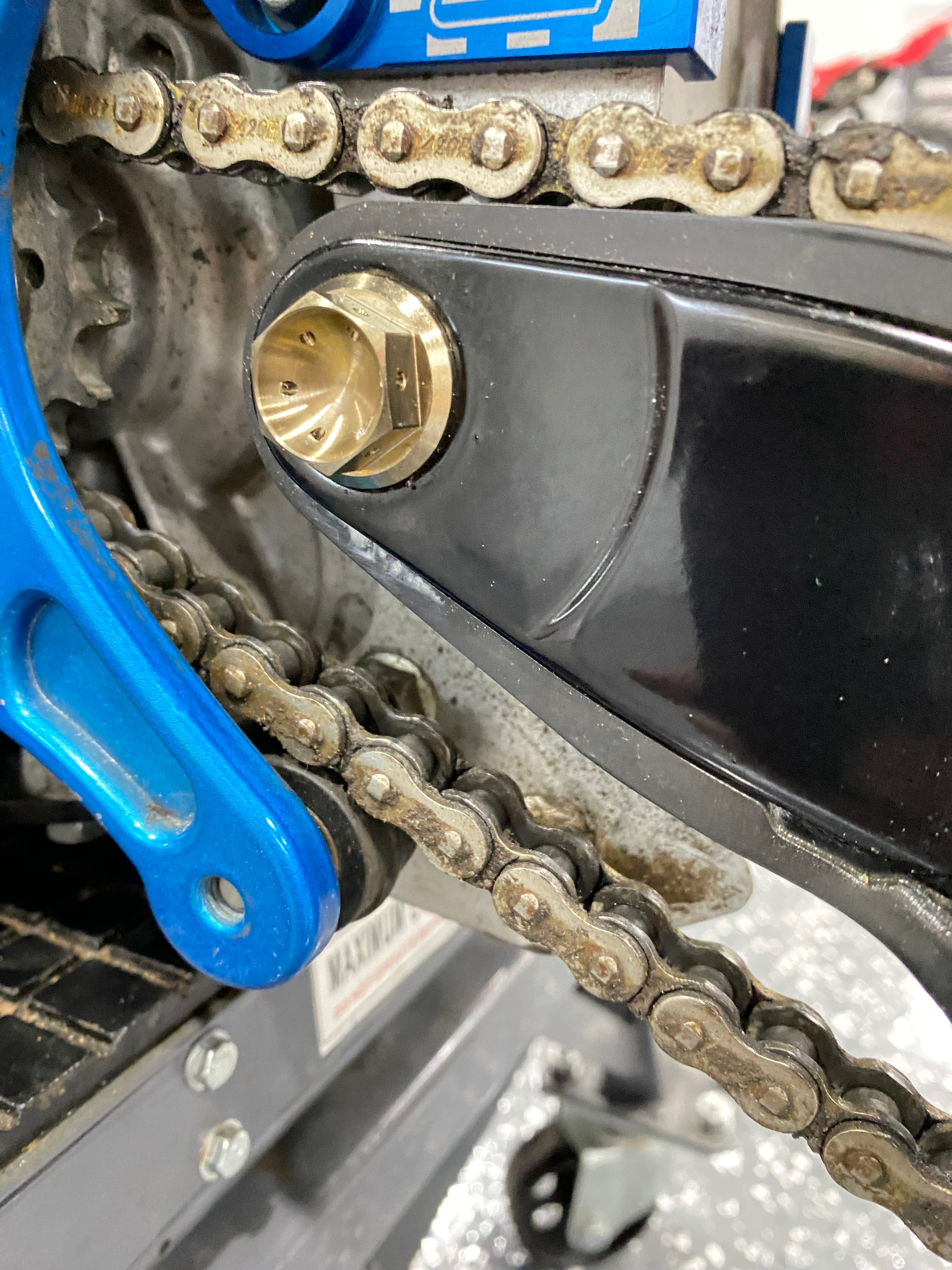 CRF110 Titanium swingarm bolt for BBR A style swingarm