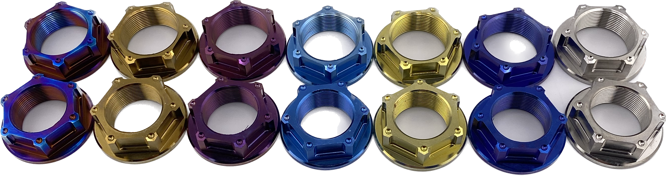 Ti Steering stem nuts