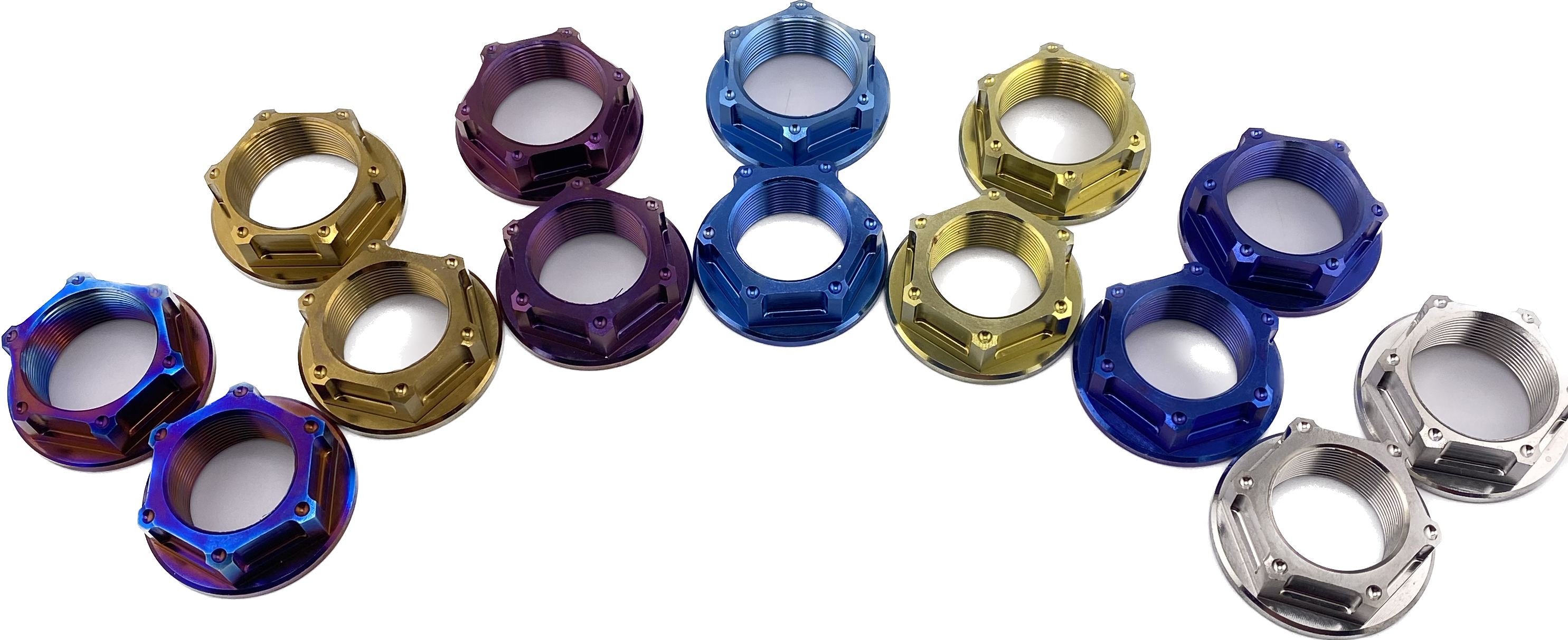 Ti Steering stem nuts