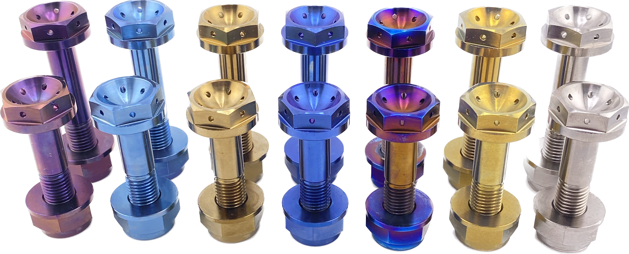 CRF110 Titanium shock bolts