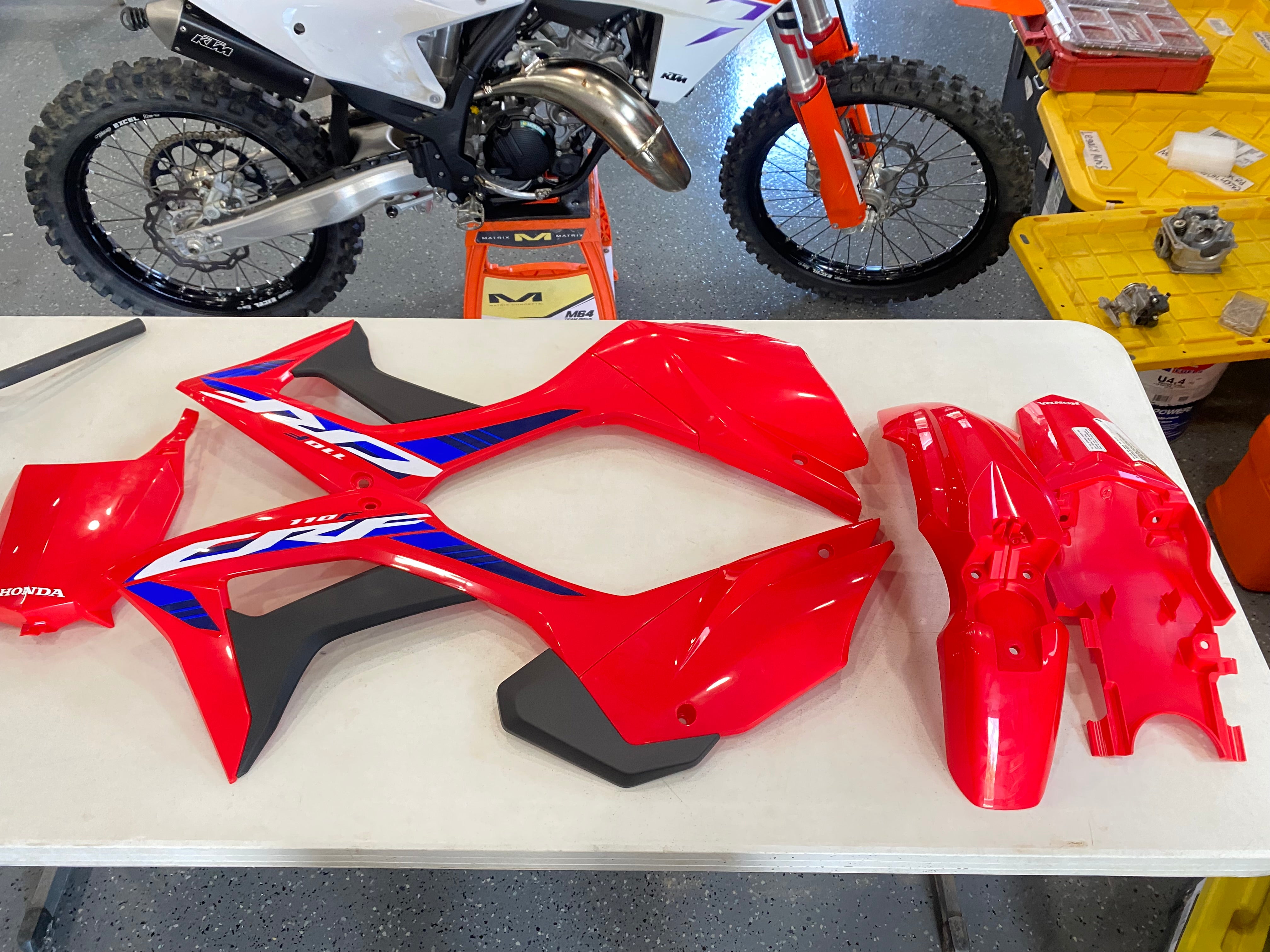 crf110 OEM plastic set