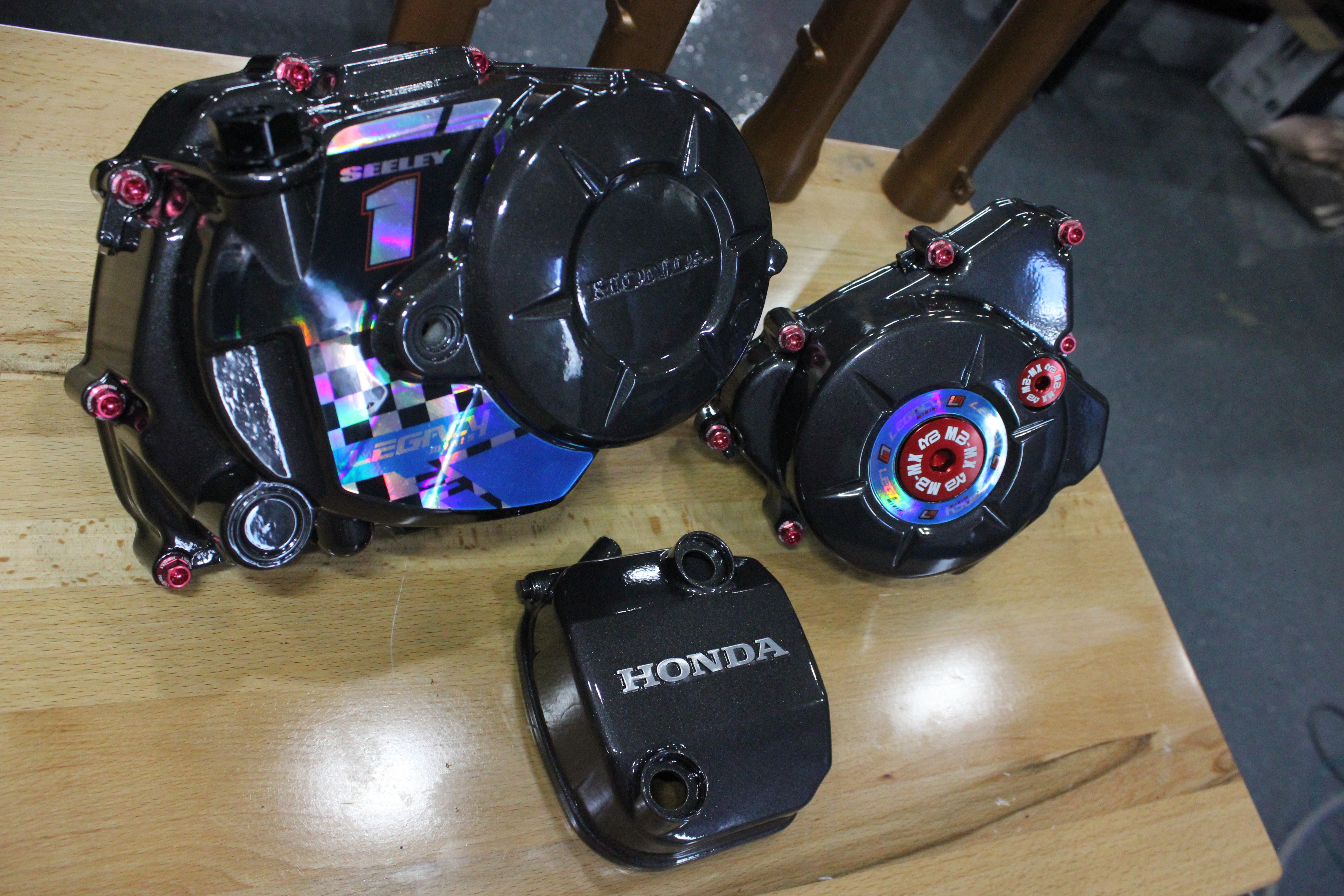 Black Chrome over Graphite Charcoal