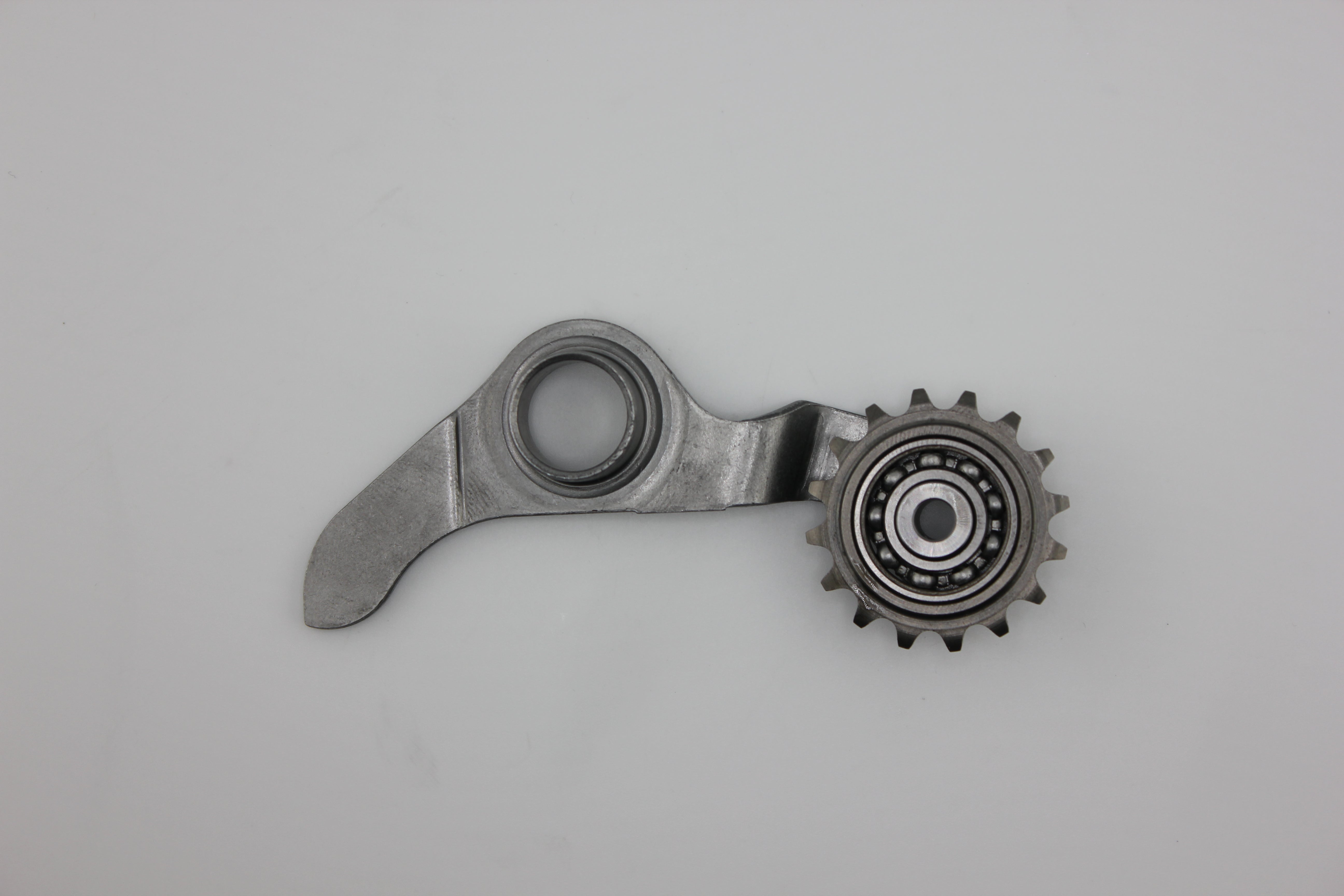 Crf110 steel roller bearing cam chain tensioner arm