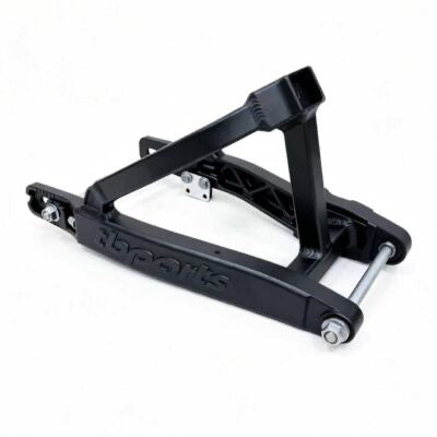 TBparts Swingarm, +2″ Black With Chain Guide – Honda CRF110F