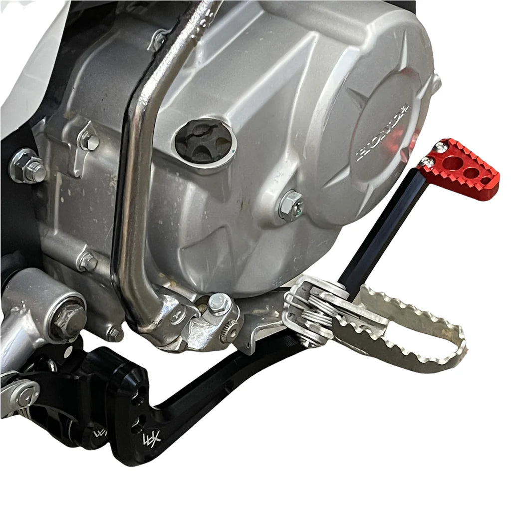 LUX BILLET EXTENDED REAR BRAKE LEVER - HONDA CRF110 2013-2024