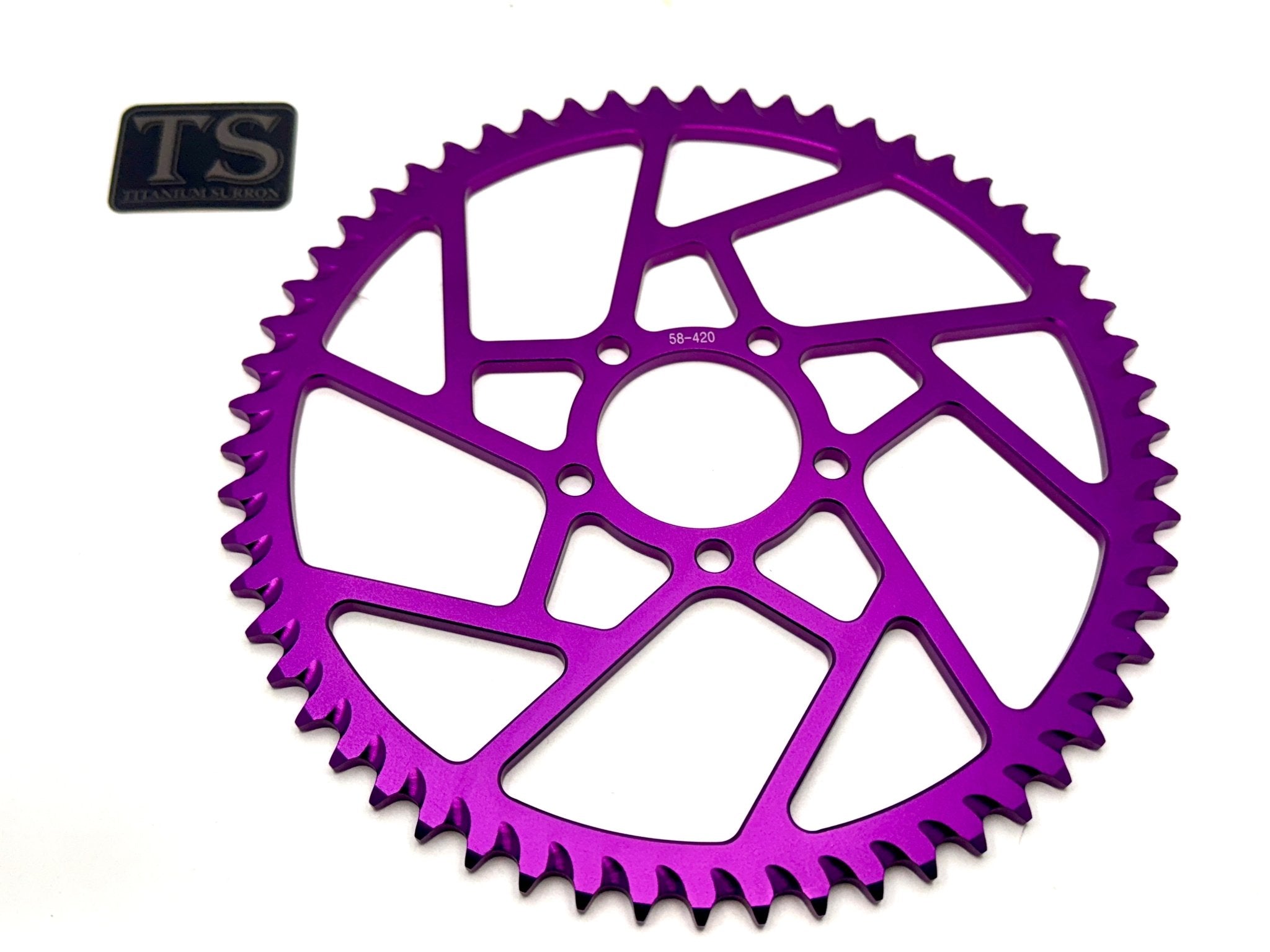 Hardened Aluminum 420 Sprockets for E-moto